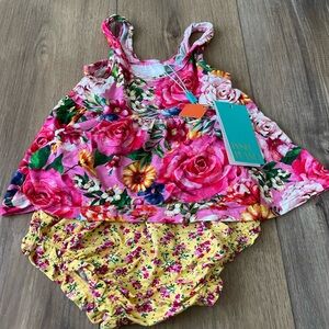 12-18m Posh peanut peplum set